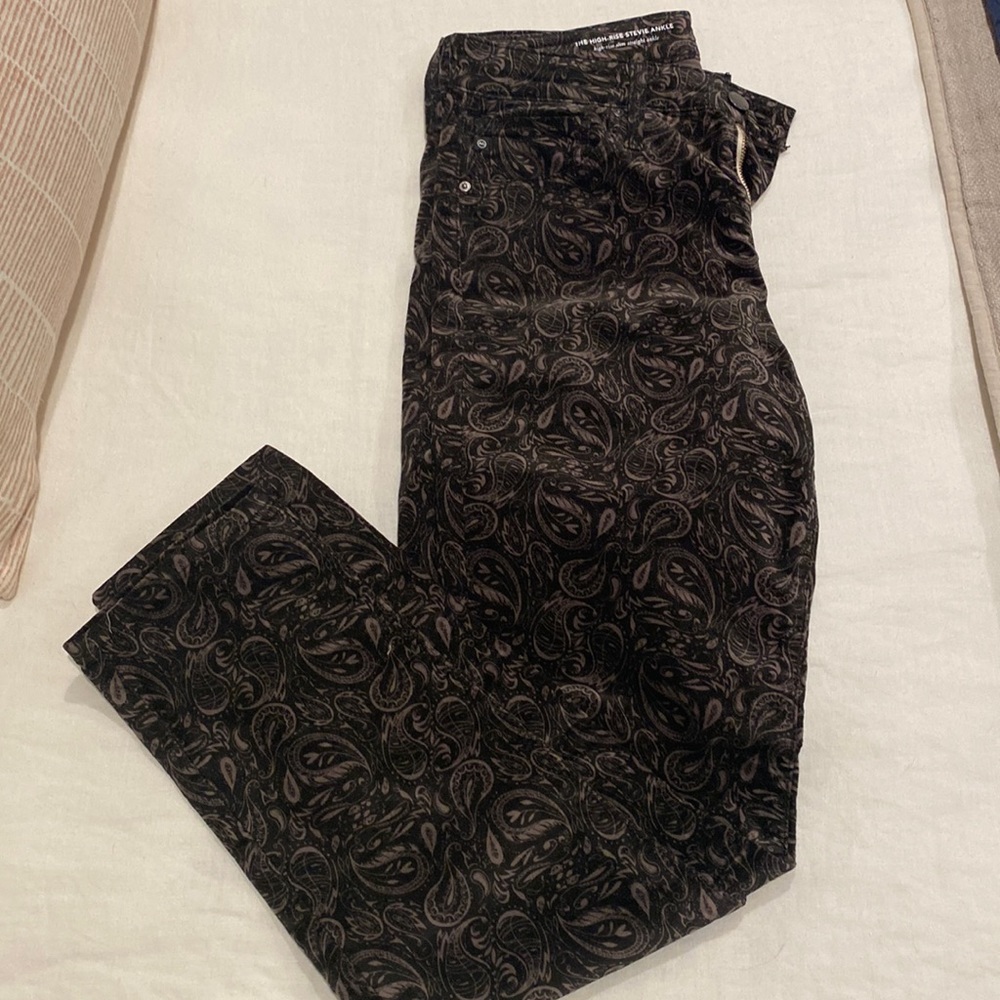 AG jeans high rise Stevie ankle